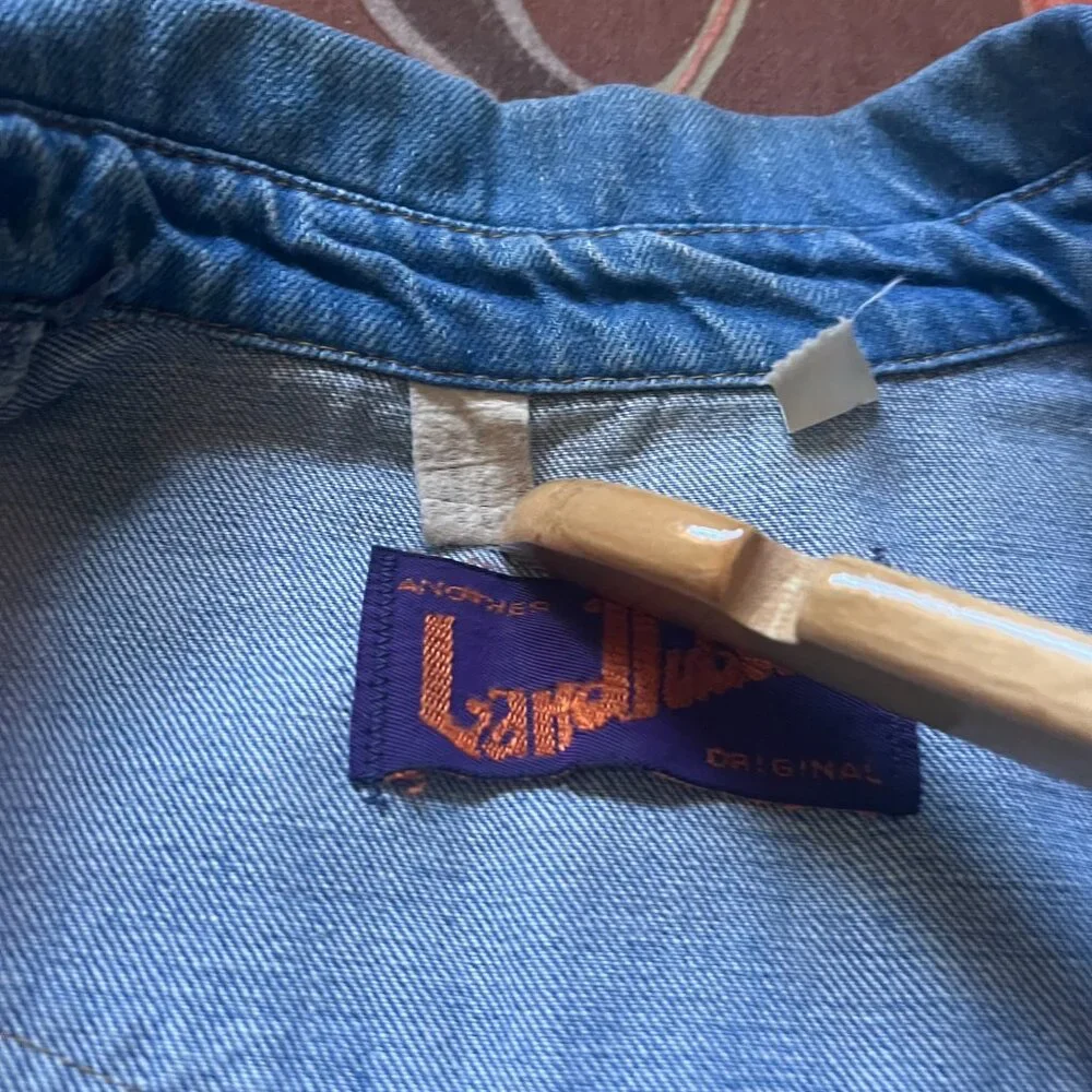 Vintage 1970s Landlubber Denim Dress - Picture 7 of 10